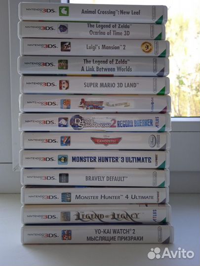 Картриджи nintendo 3ds