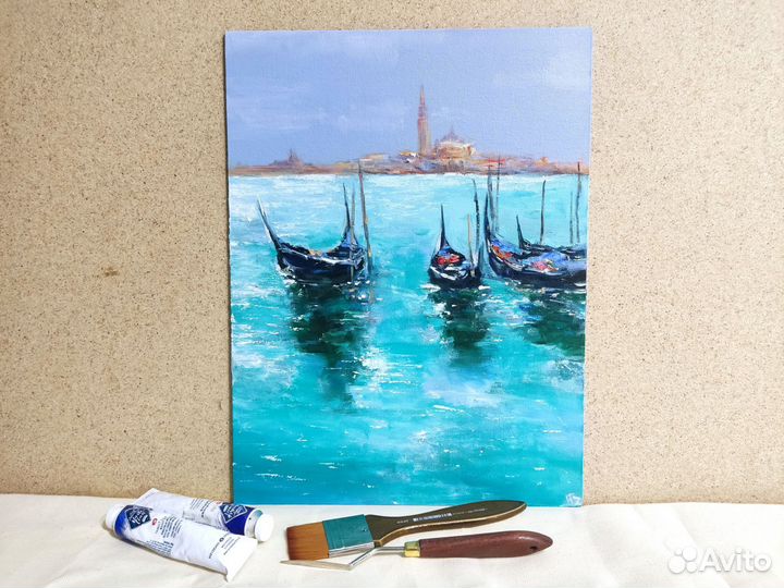 Венеция, картина маслом на холсте