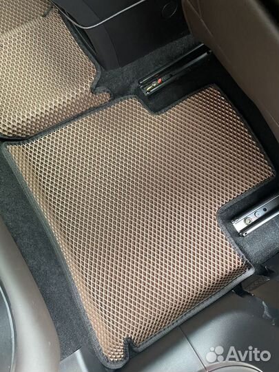 Коврики eva в машину с бортами и без 3d