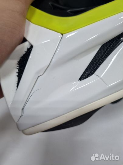 Acerbis steel carbon White/Yellow, XL