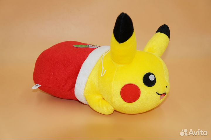 Мягкая Игрушка Pokemon Pikachu Пикачу в новогоднем