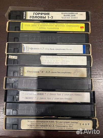 Видеокассеты VHS коллекция 52шт