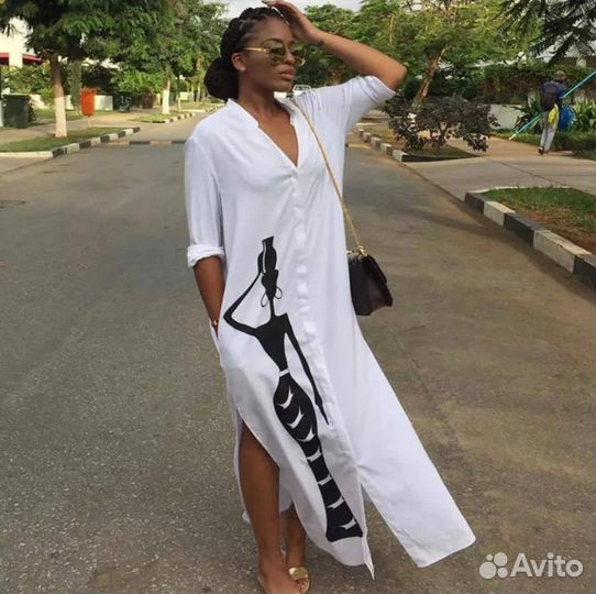 Платье в стиле бохо(48/50/52/54/56/58)