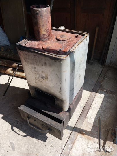 Буржуйка на отработке