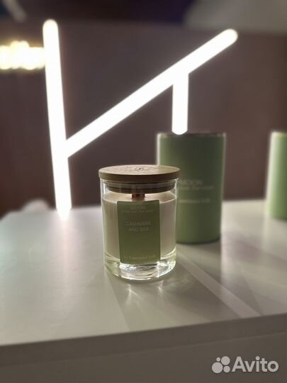 Ароматическая свеча ручной работы