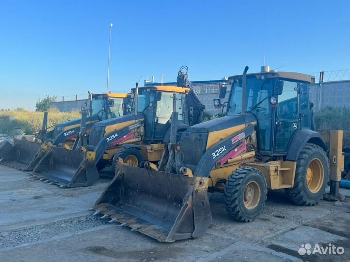 Экскаватор погрузчик john deer аренда