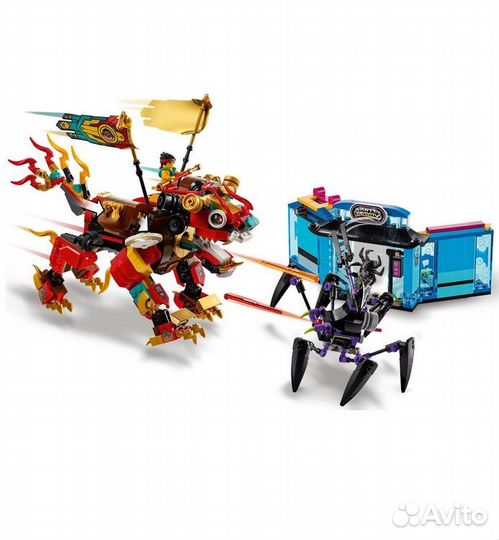 Конструктор Лев-защитник Манки Кида Monkie Kid 802