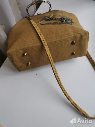 Сумочка на фермуаре ручная работа