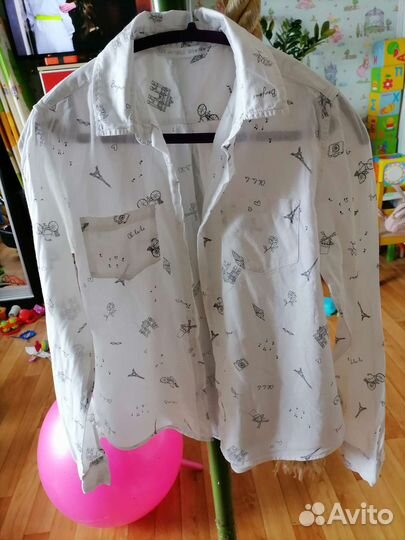 Школьные рубашки для девочек 158