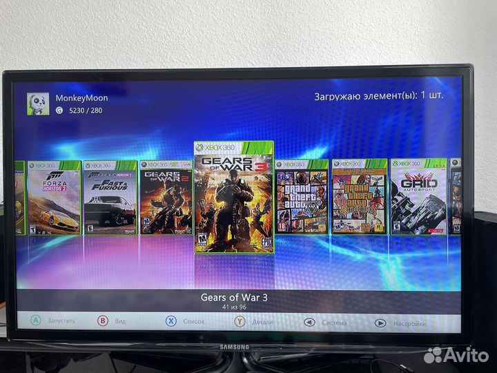 Xbox 360 slim, прошивка aurora, 1000GB