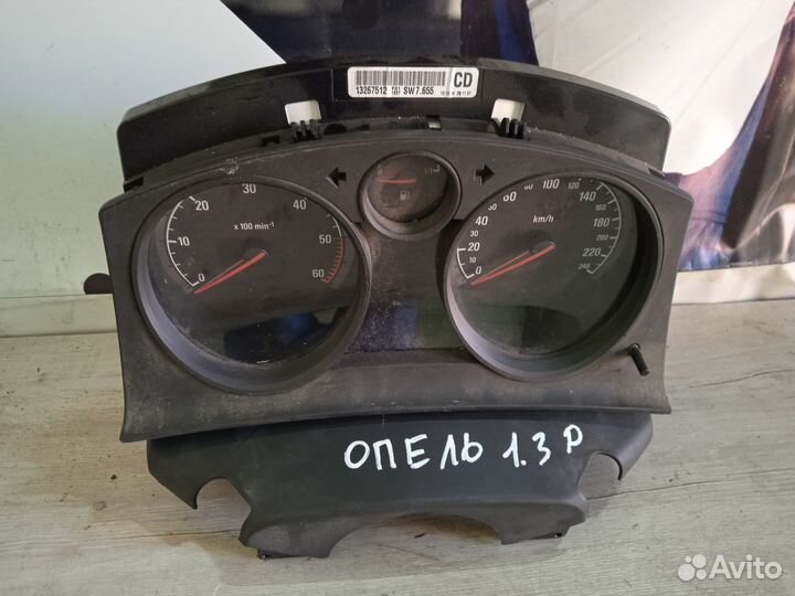 Щиток приборов Опель Астра H Opel astra H 1.3 дизе