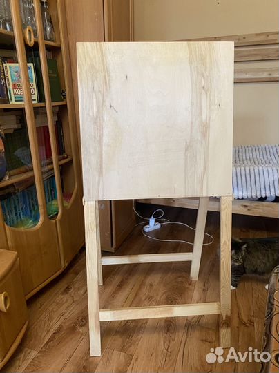 Мольберт напольный хлопушка 60х60х120см