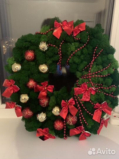 Мох живой стабилизированный ягель