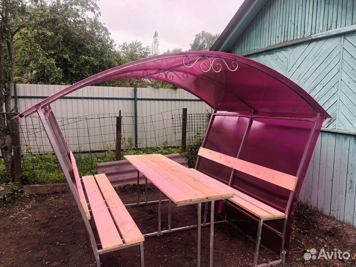 Беседка из поликарбоната