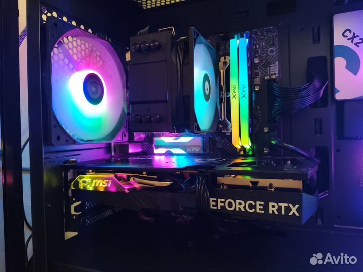 Игровой компьютер rtx4060 с монитором 165hz