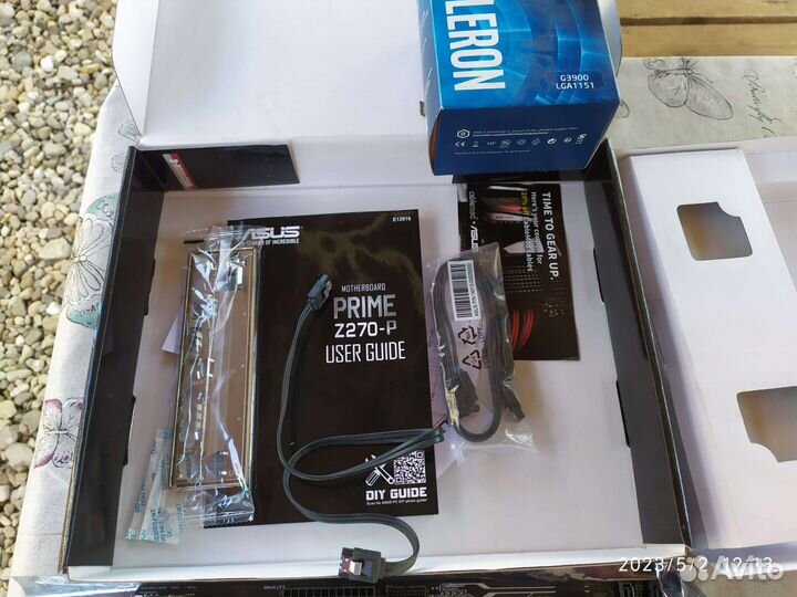 Комплект Asus z-270p, Celeron G3900, память 4gb