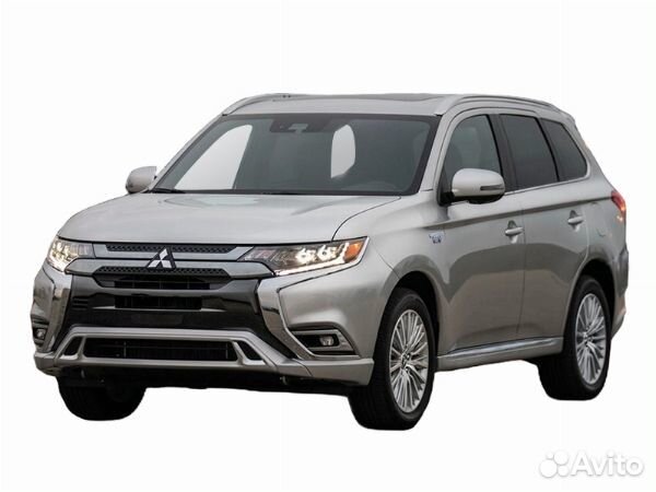 Молдинг бампера Mitsubishi Outlander 15-22 (Спереди/ Справа/ Сверху)