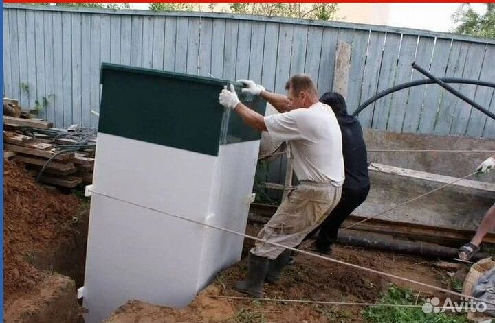 Септик с установкой за 1 день