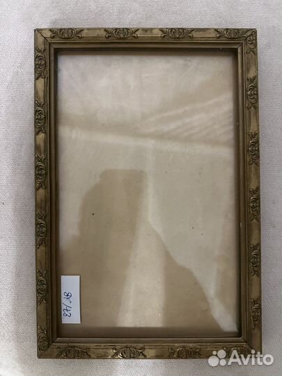 Старинная рамка со стеклом