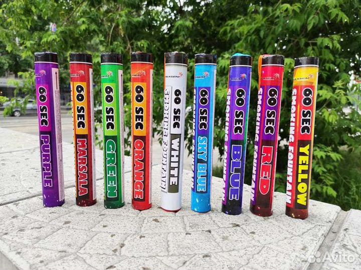 Ручной цветной дым smoking fountain