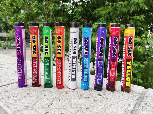 Ручной цветной дым smoking fountain