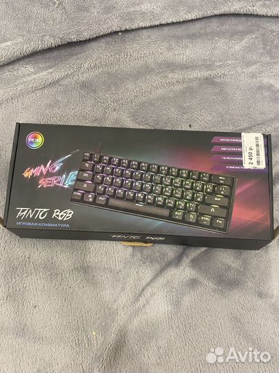 Игровая клавиатура : dexp Tanto красные свичи 61