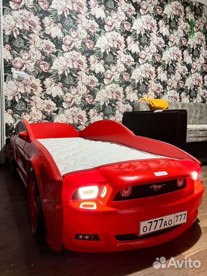 Кровать машинка Мустанг