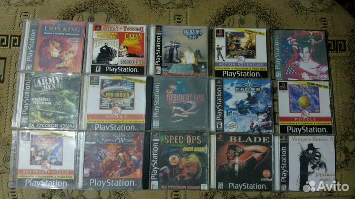 Диски Playstation 1