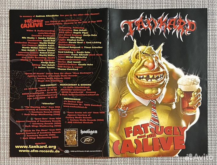 Tankard - Fat, Ugly & Still (A) Live 2DVD Germany