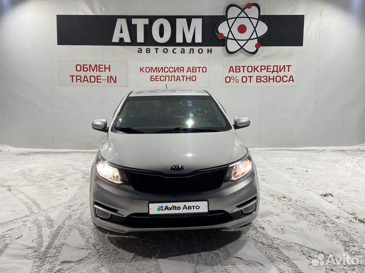 Kia Rio 1.4 МТ, 2017, 124 500 км