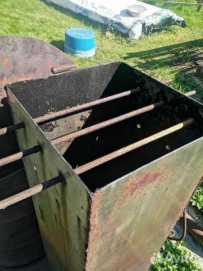 Мангал коптильня бу