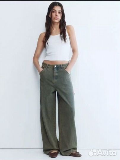 Джинсы широкие