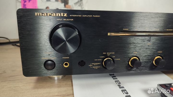 Интегральный усилитель Marantz PM-6001. Japan