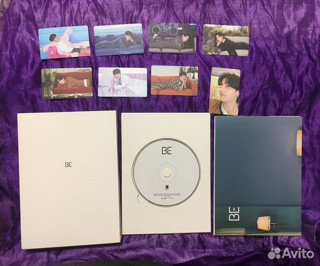 Альбом BTS BE с картой Тэхена