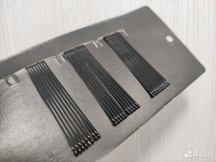 Невидимки для волос чёрные