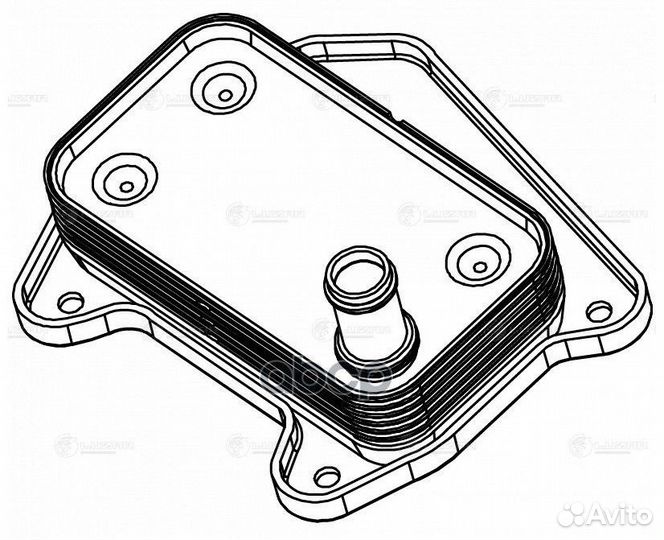 Радиатор масляный MB W203/Sprinter LOC1503 luzar