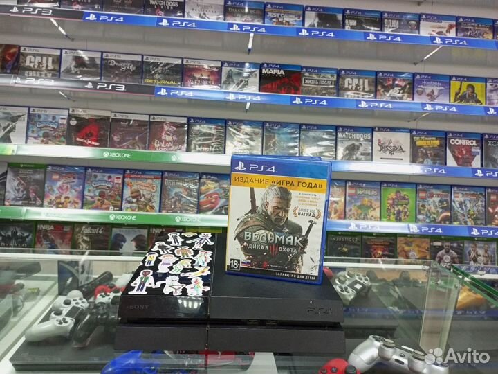 Sony PS 4 FAT + Ведьмак 3 goty - Обмен