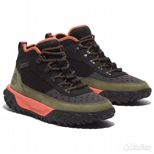 Timberland Greenstride Motion Outdoor Boots Men Black/Green (44)