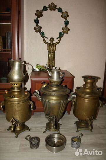 Самовары жаровые 2шт,СССР.Царская Россия