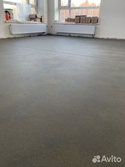 Полусухая стяжка пола Механизированная стяжка пола