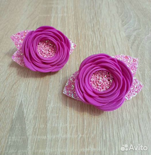 Резиночки розочки ручной работы