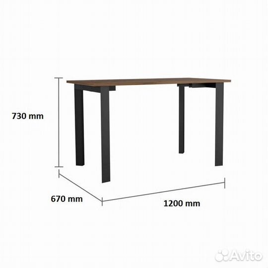 Компьютерный стол в дизайне Минимализм (Арт.70010)