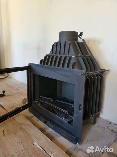 Каминная топка чугунная
