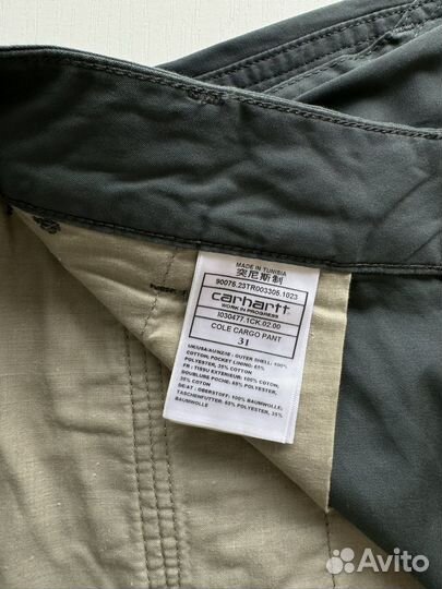 Карго Carhartt Wip Cole новые