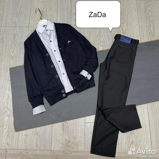 Тройка школьная для мальчика 110/152