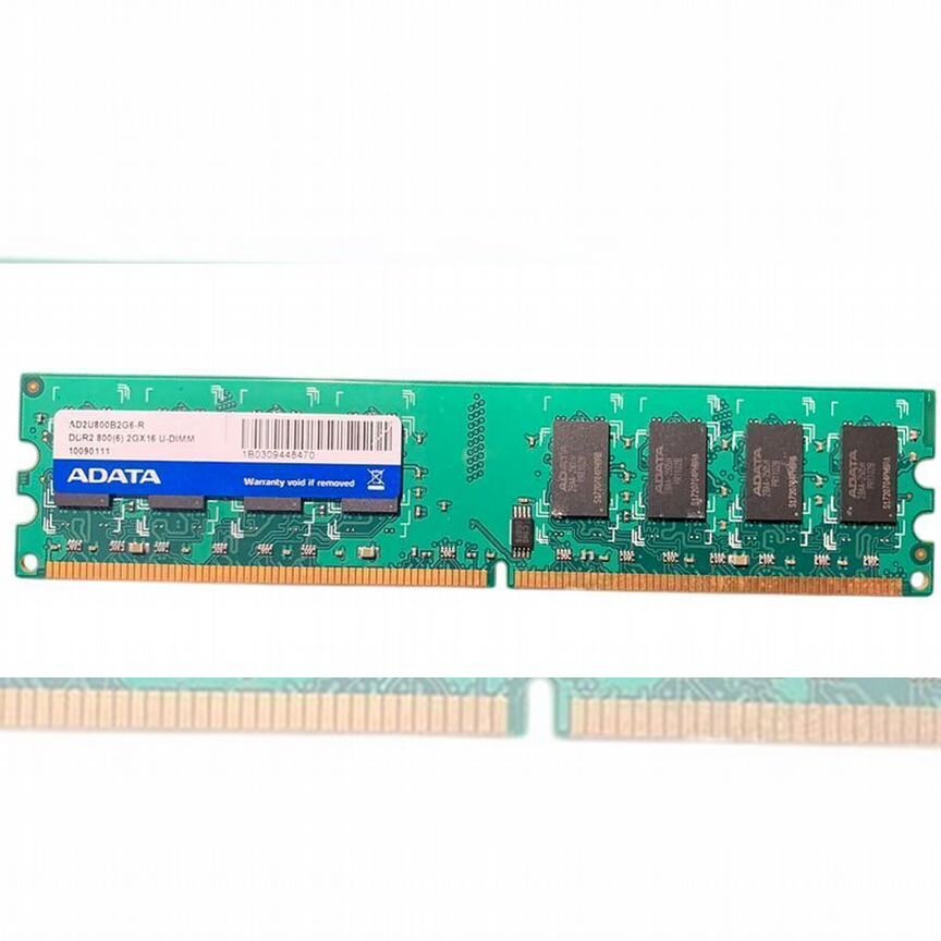 [AD2U800B2G6-R] Оперативная Память Adata Ddr2 2gb Ad2u800b2g6-R