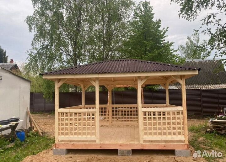 Деревянные беседки