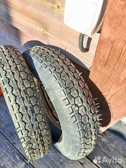 Покрышки на прицеп мотоблока 4 на 10 новые