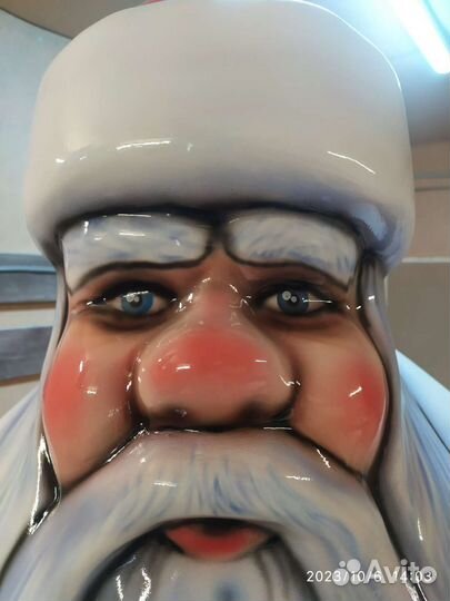 Дед Мороз и Снегурочка из стеклопластика