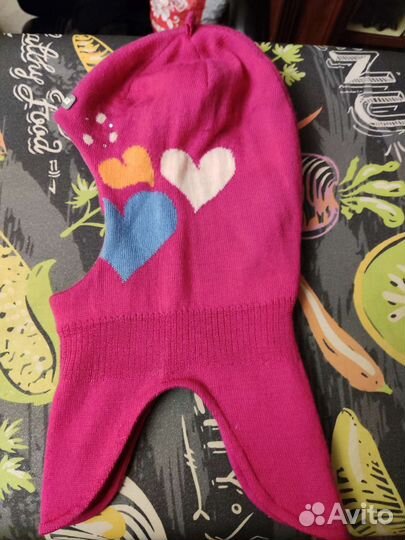 Шапка шлем reima 52 шерсть